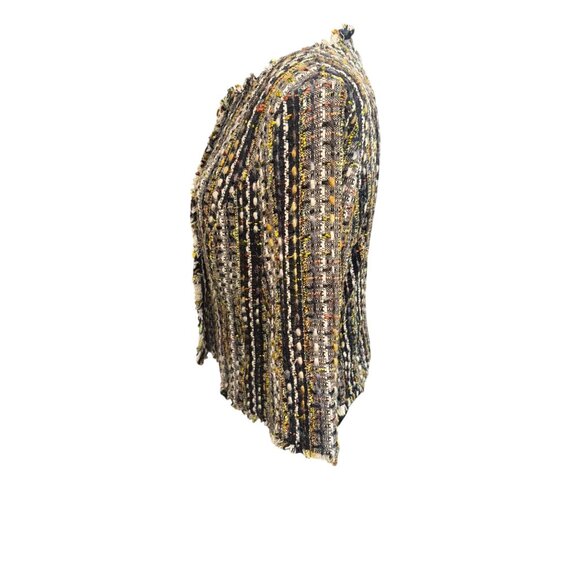 Cabi Cropped Channel Like Tweed Jacket Gold Buttons M Money Classic Office Siren - Picture 4 of 10